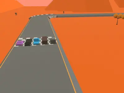 Race Track - 02 Low-poly 3D model