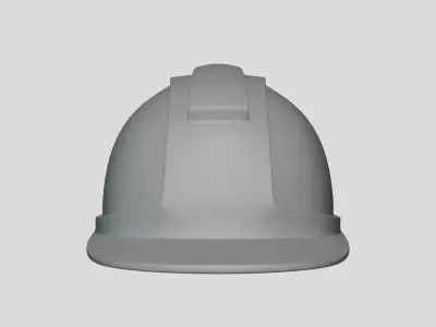 Basic Safety Helmet - Geometry Only No Textures No Materials 3D model