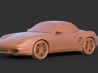Porsche Boxster S 986 3D print model