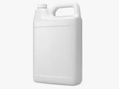 Plastic F-Style Bottle 1 Gallon 3D model