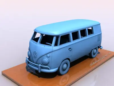 VOLKSWAGEN TYPE 1 COMBI 1951 3D print model