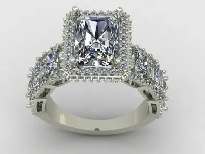 Wedding ring 03  3D print model