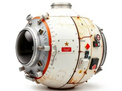 Vostok-1 Spacecraft Descent Module model pack Low-poly 3D model