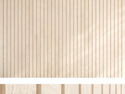 Wood panel set v02 3D model