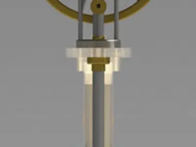 Stirling Hot Air Engine 3D model