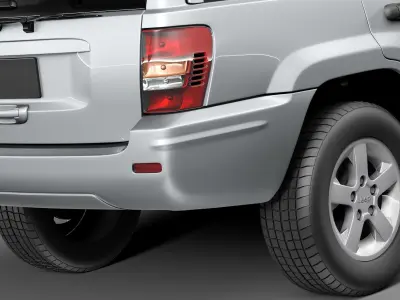 Jeep Grand Cherokee 1999-2005 3D model