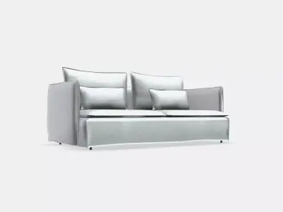 SODERHAMN 3-seat sofa 8 Low-poly 3D model