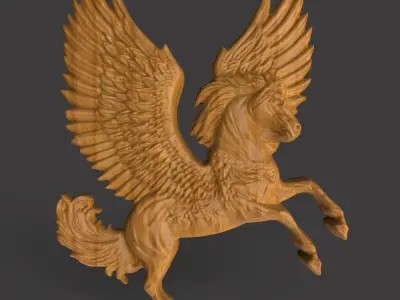 horse cnc 1 3D print model