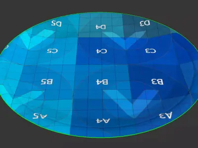 Paper plate 3D model