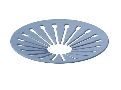 Plastic Clutch Diaphragm Spring Toy 3D model