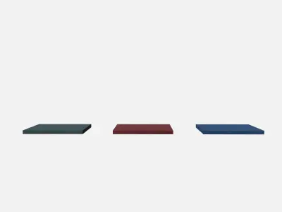 Rubber tiles 500x500x30 Low-poly 3D model