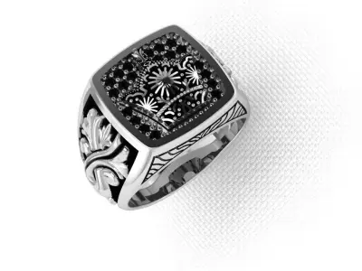 usa gold Ring 3D 3D print model