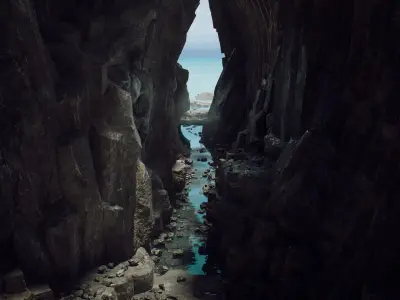 Abyssal Grottos Caves - Unreal Engine - Asset Pack Low-poly 3D model