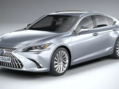 Lexus ES 2022 3D model