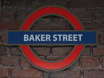  London underground station - Baker Street 3D model