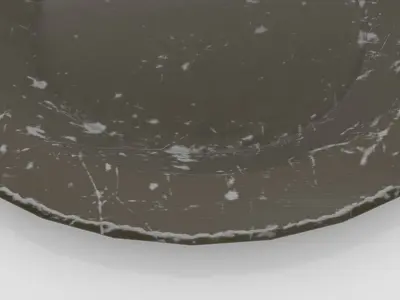 Medieval Plate 3D Low-poly 3D model