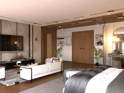 royal bedroom  3D model