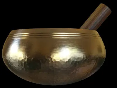 Tibetan Singing Bowl 3D model
