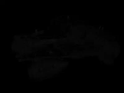 Retro futurustic car 3D model