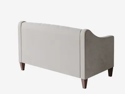 Cleo Tufted Loveseat 3D model