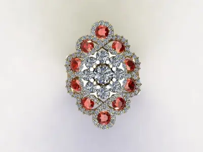 R238 new cad design ring with cad file new release this month 3D model