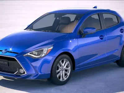 Toyota Yaris Hatchback US 2020 3D model
