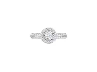 BOUCHERON - SOLITAIRE RING - ETOILE DE PARIS 3D print model