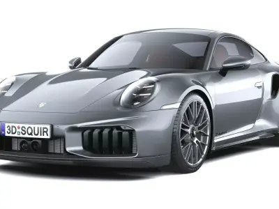 Porsche 911 Turbo S Coupe 2026 3D model
