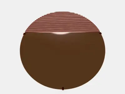 SKOGSGRANSEN Decorative mirror Low-poly 3D model