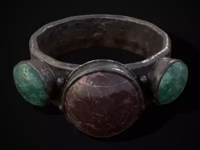 Iron Ring  Free low-poly 3D model