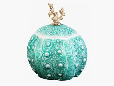 Sea shell decorative set 01 3D model