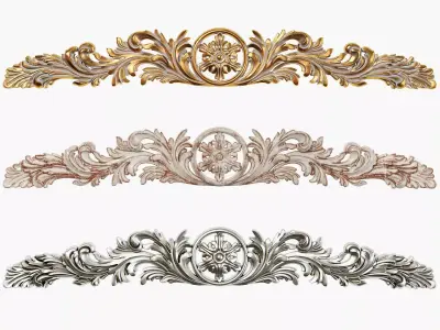 Classic carved 211 3D model