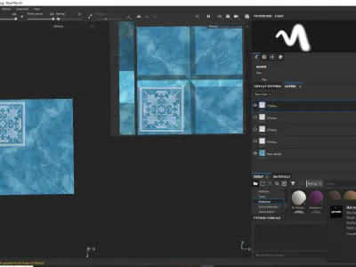 Luxury Floor - Marble Tiles 02 Low-poly 3D model