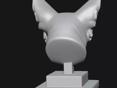  Sphynx Cat 3D print model