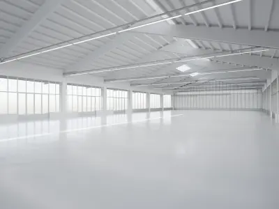 Exhibition Hall Interior 9 Low-poly 3D model
