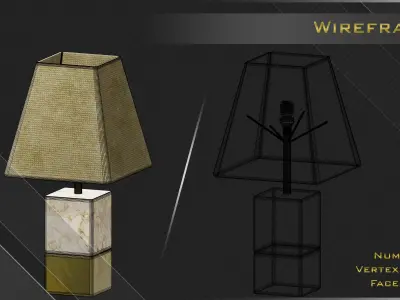 Modern Table Lamp   3D model