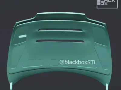 SUPRA VRS CUSTOM HOOD FOR TAMIYA 1-24 MODELKIT 3D print model