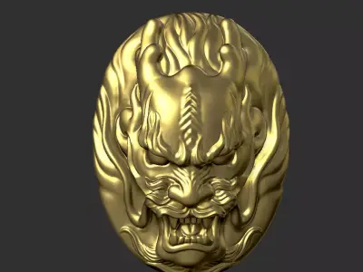dragon head 3D print model