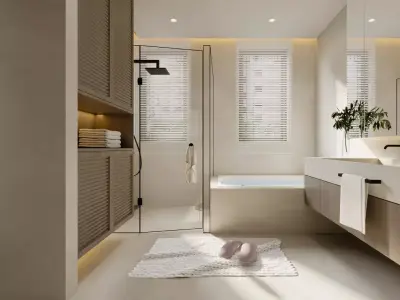 Modern Bathroom 3D Model 3D model