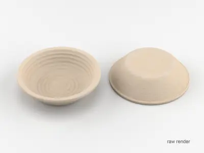 Bread Basket Set 3D model