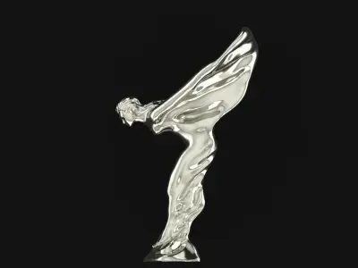 Rolls Royce logo 3D model