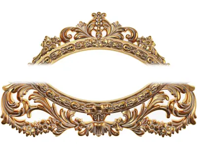 Classic carved 241 3D model