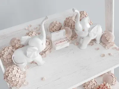 Wedding decor 3D model