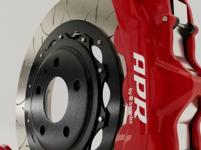 APR brembo brakes 3D model