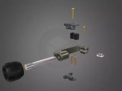 Tube cutter 3D model
