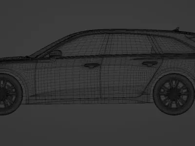 Audi A6 C8 Avant 3D model