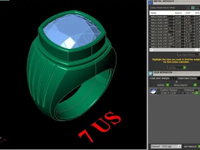 Luxury Men Rings Designs 6MR056 3D print model