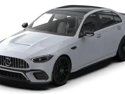 Mercedes Benz C63S AMG E Performance 2023 3D model
