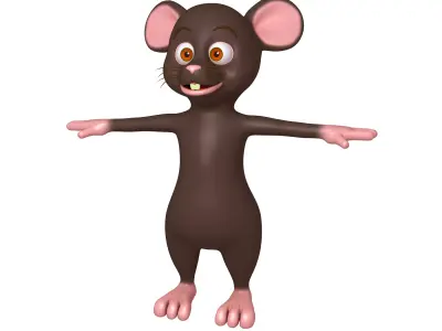 Mouse Cartoon 3D model
