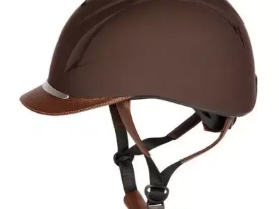 Elegant Equestrian Helmet Safety Meets Style Low-poly 3D model